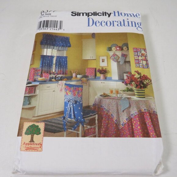 Simplicity 8077 Sewing pattern UNCUT Placemat, Pot Holder, Chair Cushion, etc - Picture 2 of 7